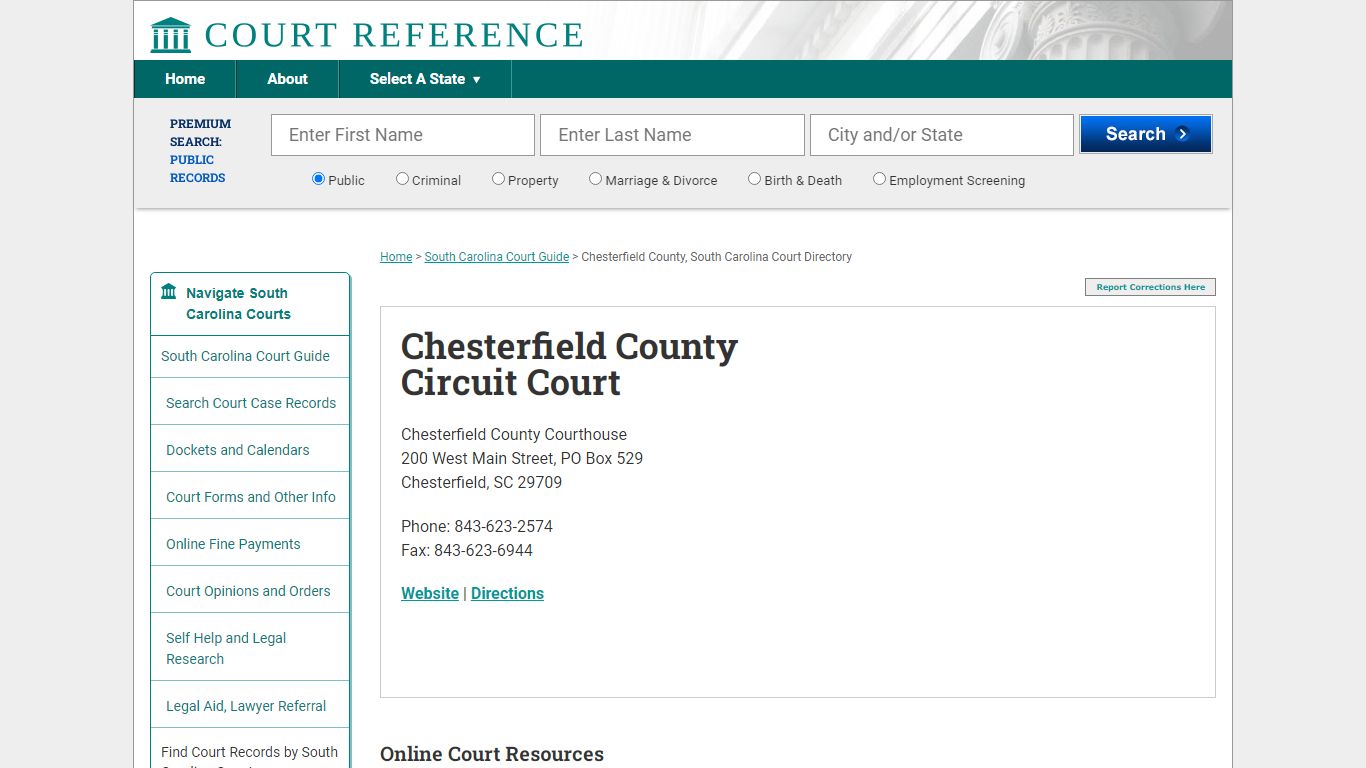 Chesterfield County Circuit Court
